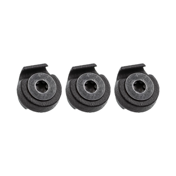 Micro Cable Clip - 3 Pack, Single Channel (Black)