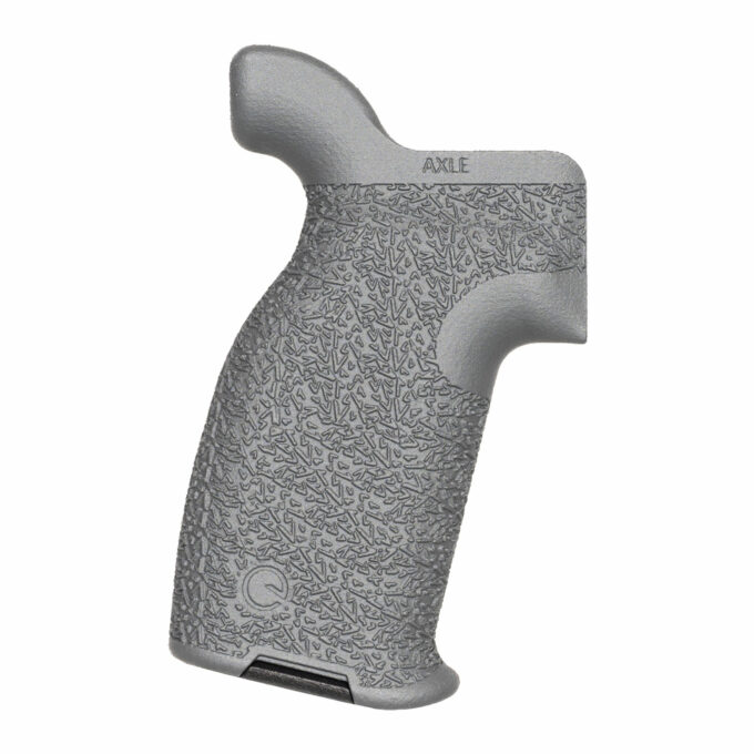 Axle Grip for AR-15, Compact Size, Standard Texture - GRY