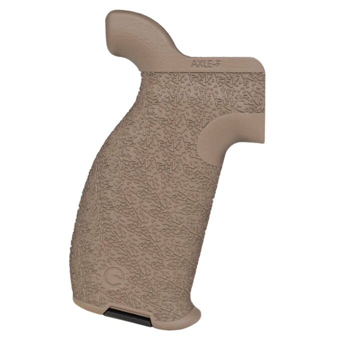 Axle Grip for AR-15, Full Size, Standard Texture - FDE