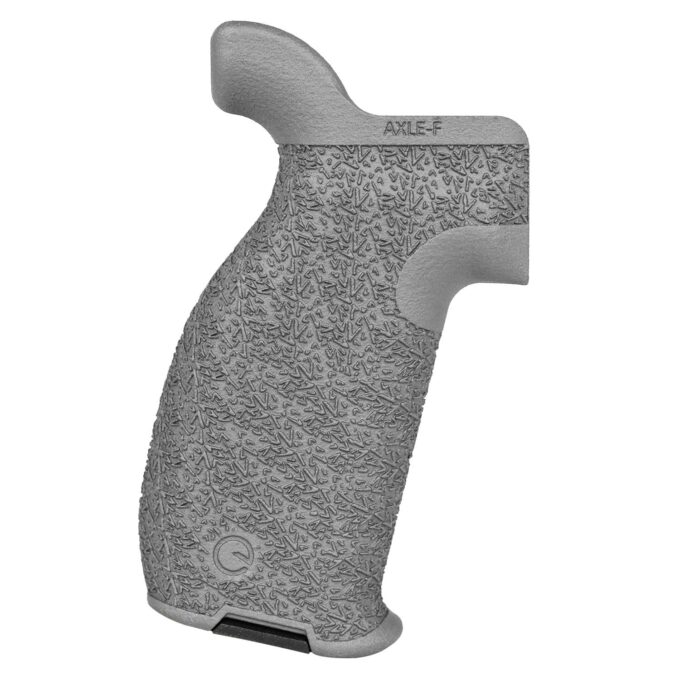 Axle Grip for AR-15, Full Size, Standard Texture - GRY