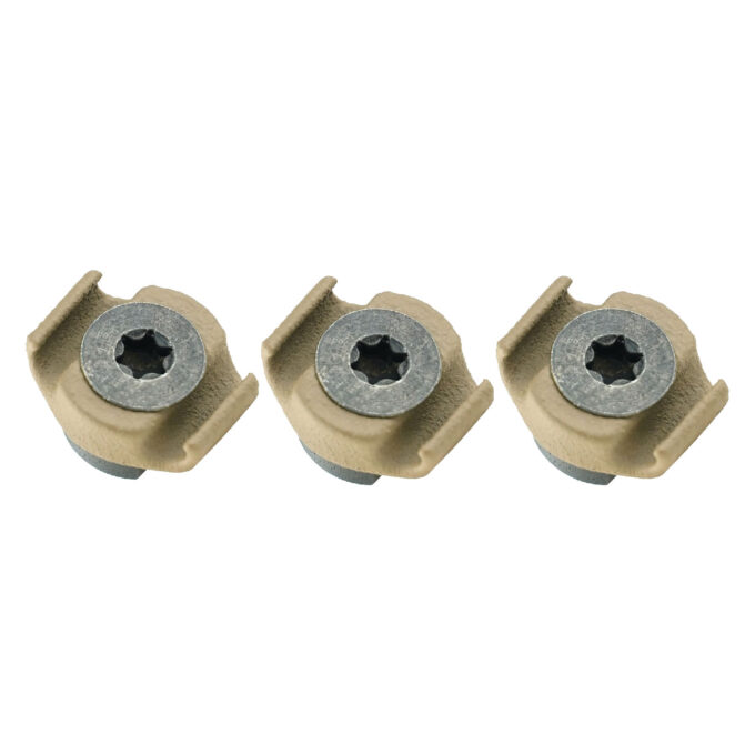 Micro Cable Clip - 3 Pack, Dual Channel (FDE Cerakote)
